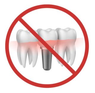 Противопоказания к имплантации зубов