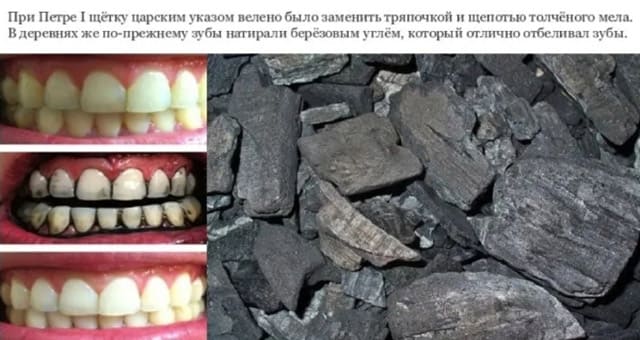 История отбеливания зубов